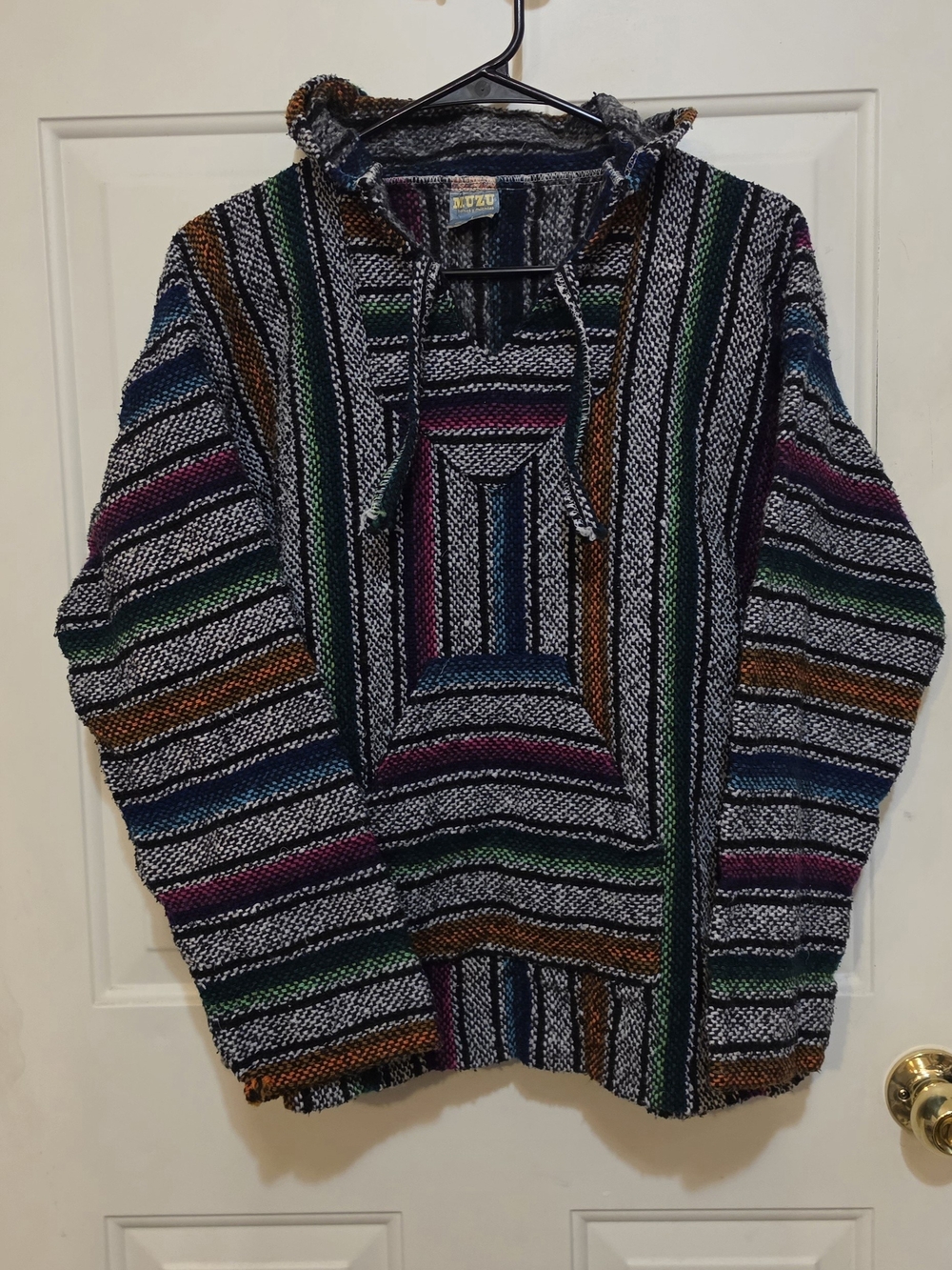 Striped Baja Hoodie Sweatshirt - Multicolor